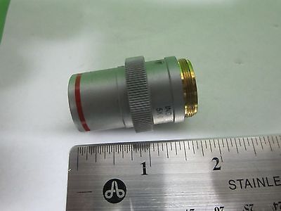 MICROSCOPE PART OBJECTIVE INDUSTRIAL BAUSCH LOMB 5X OPTICS AS IS BIN#65-36