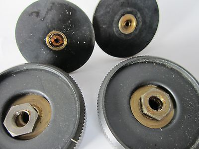 LOT 2 EA OPTICAL MICROSCOPE PART KNOBS ZEISS GERMANY OPTICS BIN#C8-06