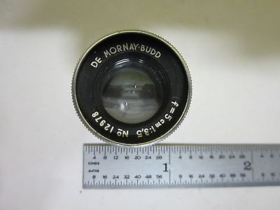 OPTICAL ANTIQUE LENS DE MORNAY BUDD VINTAGE OPTICS AS IS BIN#U4-B-03