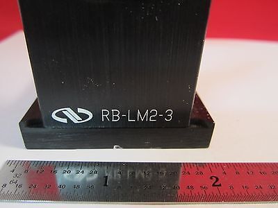 OPTICAL POSITIONING STAGE NEWPORT LM-2 RB-LM2-3 BP-2 LASER OPTICS BIN#C5-4