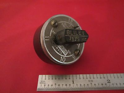 VINTAGE WWII BLILEY QUARTZ CRYSTAL VARIABLE FREQUENZ VF1 7176 KC