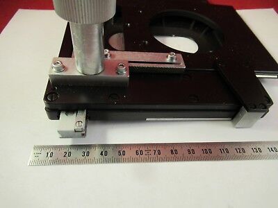 LEITZ DIALUX STAGE TABLE MICROMETER MICROSCOPE PART OPTICS AS PICTURED &FT-2-51