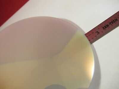 OPTICAL GLASS PLATE ROUND TRANSLUCENT OPALESCENCE OPTICS AS PICTURED &FT-6-73