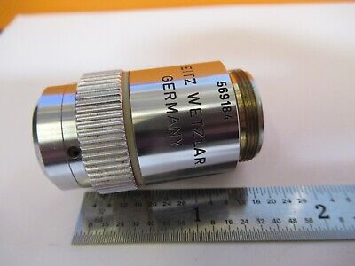 LEITZ WETZLAR OBJECTIVE 569184 PL 16X INFINITY OPTICS MICROSCOPE AS PIC &5M-A-15