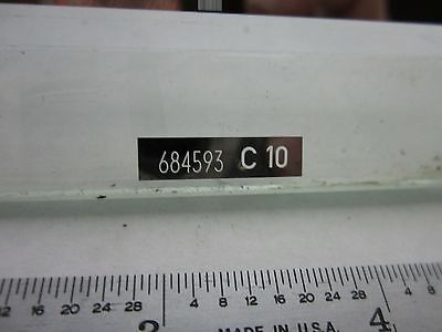 MICROSCOPE PART HEIDENHAIN GERMANY C10 POSITIONING RULER OPTICS AS IS BIN#S1-07