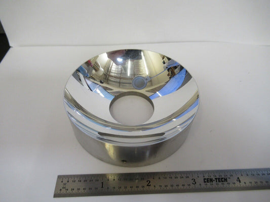 OPTICAL METAL HEAVY CONCAVE REFLECTOR MIRROR OPTICS AS PICTURED &Q6-A-113