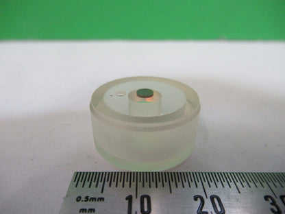 OPTICAL ZERODUR MACHINED GLASS RARE MINI ASSEMBLY OPTICS AS PICTURED &H3-B-45