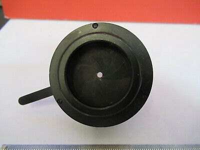 VINTAGE BAUSCH LOMB CONDENSER + IRIS OPTICS MICROSCOPE PART AS PICTURED &B3-B-06