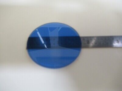 LEITZ WETZLAR BLUE GLASS FILTER OPTICS MICROSCOPE PART AS PICTURED &17-FT-83B