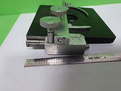 MICROSCOPE PART LEITZ WETZLAR GERMANY VINTAGE STAGE TABLE AS IS BIN#B9-E-01ii