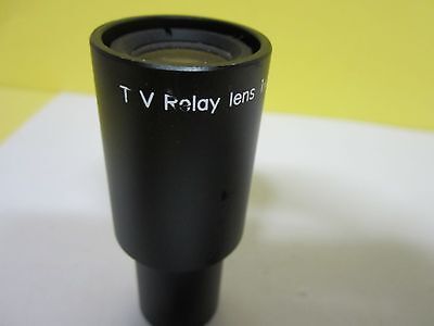 MICROSCOPE PART NIKON JAPAN EYEPIECE TV RELAY LENS 1X/16 OPTICS AS IS BIN#T6-16