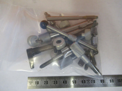 LOT ZEISS  WILD HEERBRUGG ASSORTED SCREWS MICROSCOPE PART AS PICTURED &W3-B-74