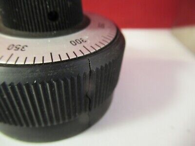 FOR PARTS ZEISS KNOBS (cracked plastic) AS PICTURED MICROSCOPE PART &13-A-14