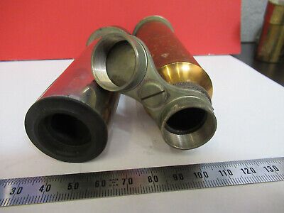 ANTIQUE BAUSCH LOMB BRASS TUBUS EXT nosepiece MICROSCOPE PART AS PIC mB7-A-25