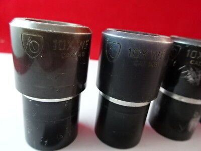 for parts LOT EYEPIECES OPTICAL AO BL MICROSCOPE PART OPTICS AS IS #54-A-12