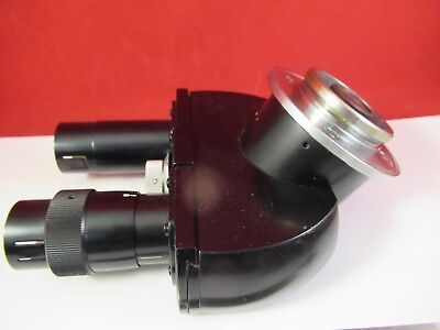 LEITZ WETZLAR GERMANY BINOCULAR HEAD OPTICS MICROSCOPE PART AS PICTURED &FT-4-15