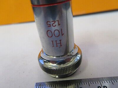 UNITRON JAPAN 100X DM PHASE OBJECTIVE OPTICS MICROSCOPE PART AS PICTURED P4-A-84