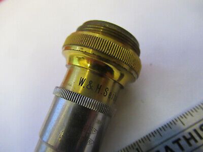 ANTIQUE W&H SEIBERT WETZLAR 16X OBJECTIVE MICROSCOPE PART AS PICTURED &8z-a-109