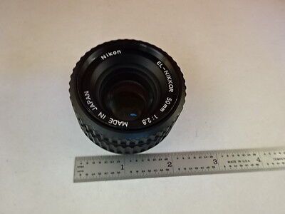 OPTICAL LENS NIKON JAPAN EL-NIKKOR OPTICS AS IS BIN#L8-A-06