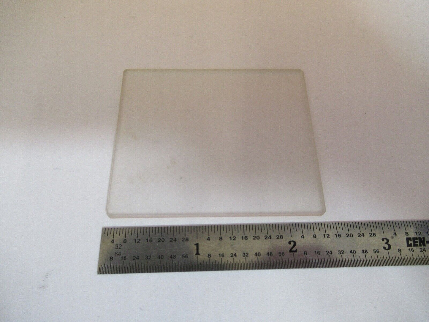 ZEISS GERMANY DIFFUSER FROSTED GLASS FILTER MICROSCOPE PART AS PICTURED &A5-A-72