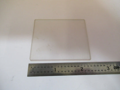 ZEISS GERMANY DIFFUSER FROSTED GLASS FILTER MICROSCOPE PART AS PICTURED &A5-A-72