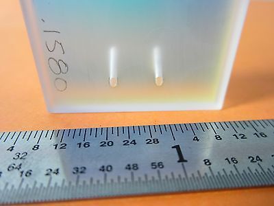 OPTICAL MELLES GRIOT COATED FILTER PLATE WITH HOLES LASER OPTICS BIN#E3-37