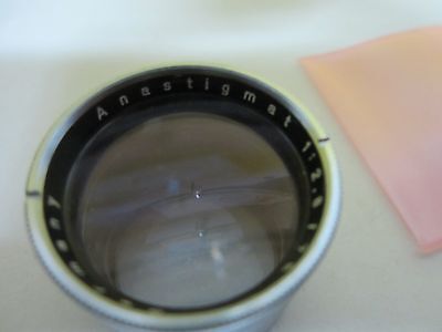 OPTICAL ANTIQUE LENS ANASTIGMAT GERMANY VINTAGE OPTICS AS IS BIN#U4-B-05