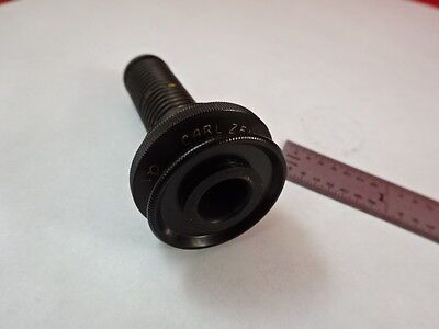 MICROSCOPE PART ANTIQUE BRASS OBJECTIVE CARL ZEISS GERMANY OPTICS AS IS N5-A-05