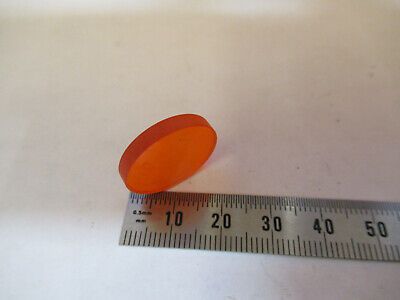 OPTICAL ORANGE FILTER OPTICS  AS PICTURED #P3-A-65