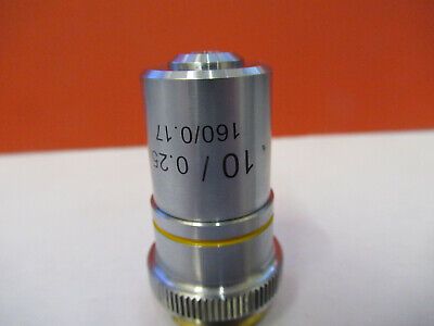 AMSCOPE OBJECTIVE LENS 10X /160 OPTICS MICROSCOPE PART AS PICTURED &8z-a-116