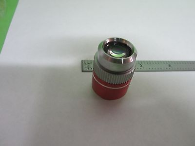 MICROSCOPE PART OBJECTIVE NPL FLUOTAR RED LEITZ GERMANY OPTICS AS IS BIN#T1-19