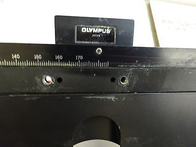 OLYMPUS MICROSCOPE STAGE TABLE PART &IL-4-01