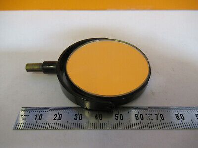 ANTIQUE BAUSCH LOMB POL MIRROR ASSEMBLY MICROSCOPE PART AS PICTURED &P5-A-85