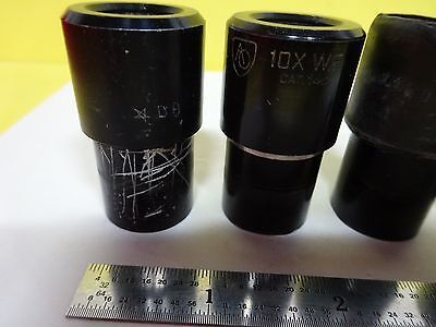 FOR PARTS MICROSCOPE PART EYEPIECES OPTICS AS IS BIN#X2-39