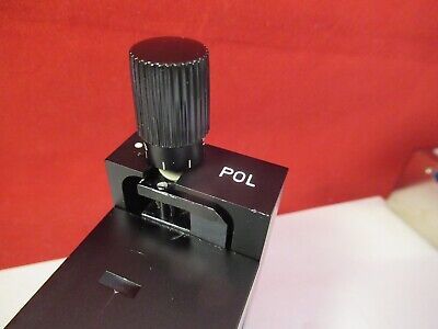 LEITZ WETZLAR GERMANY POL POLARIZER LENS 563478 MICROSCOPE PART AS PIC &13-A-16