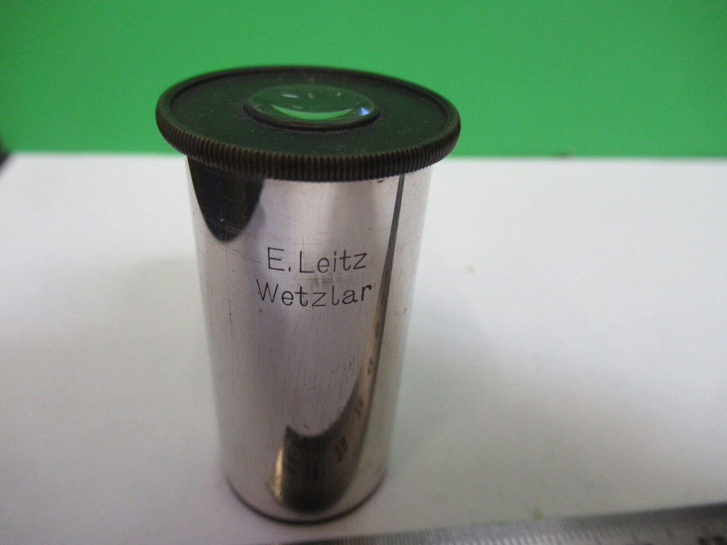 ANTIQUE ERNST LEITZ WETZLAR EYEPIECE "1" MICROSCOPE PART AS PICTURED #G2-A-59