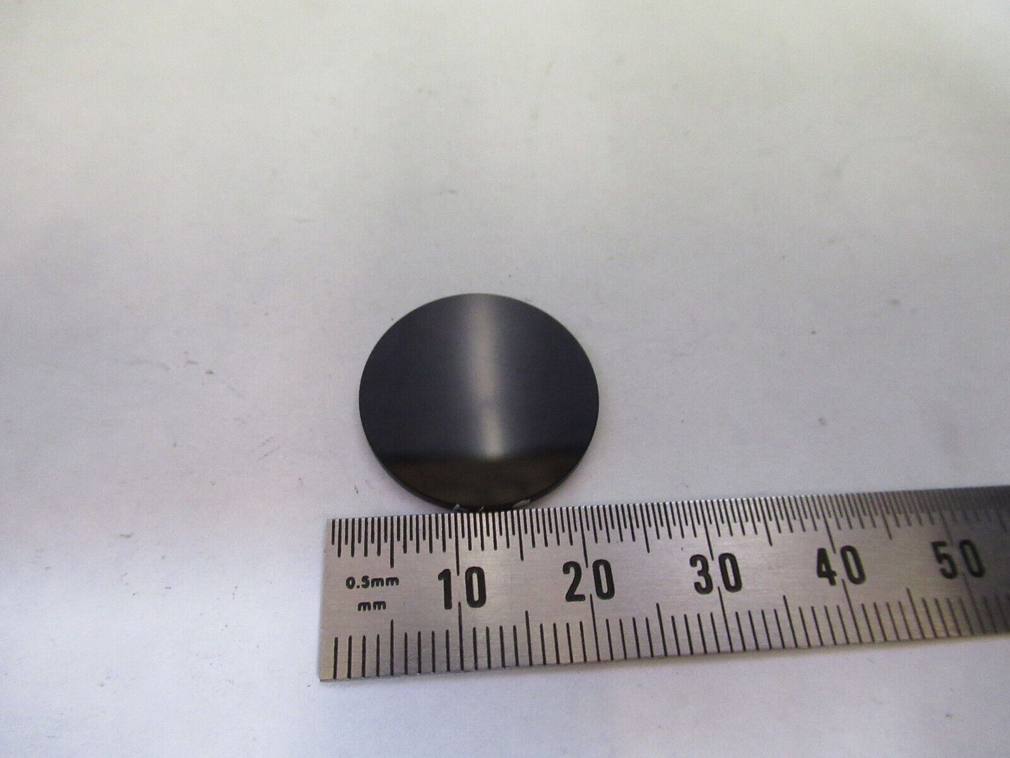 OPTICAL VERY DARK GLASS FILTER OPTICS AS PICTURED &H3-B-55