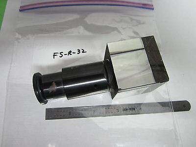 OPTICAL MICROSCOPE MOUNTED BEAM SPLITTER OR LASER OPTICS BIN#F5-R-32