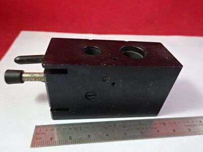 MICROSCOPE PART 563345 IRIS DIAPHRAGM SLIDE LEITZ GERMANY AS PICTURED &95-42