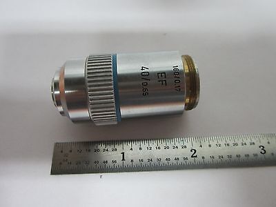 MICROSCOPE LEITZ WETZLAR GERMANY 40X OBJECTIVE EF OPTICS BIN#B5-D-67