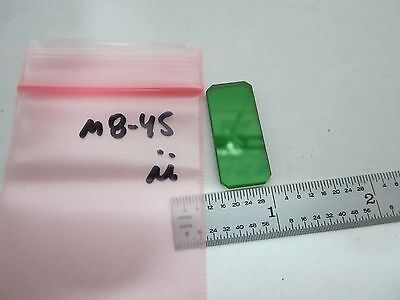 MICROSCOPE PART GREEN FILTER OPTICS AS IS BIN#M8-45