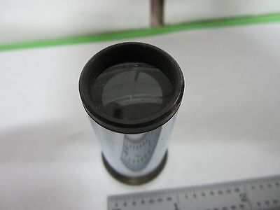 ANTIQUE MICROSCOPE PART EYEPIECE 6X b LEITZ GERMANY OPTICS #K1-98ii