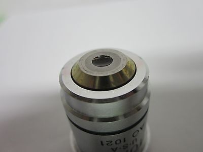 MICROSCOPE OBJECTIVE AMERICAN AO PLAN ACHRO 10X INFINITY OPTICS BIN#5K-L-03