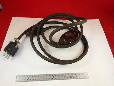 FOR PARTS MICROSCOPE SPARE LAMP CORD ILLUMINATOR UNKNOWN MAKER AS IS #G6-B-06