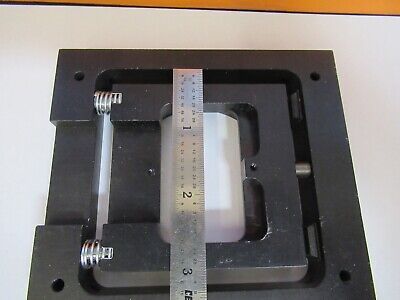 OPTICAL ALUMINUM STAGE FIXTURE LASER OPTICS AS PICTURED &8M-A-32