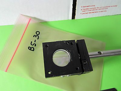 OPTICAL MOUNTED LENS NEWPORT GM-1 FIXTURE LASER OPTICS BIN#B5-30