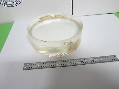 OPTICAL GLASS PLANO CONCAVE OPTICS ??  AS IS BIN#58-22