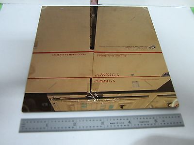 VINTAGE McDONNELL DOUGLAS OPTICAL COMPONENT MASK AS IS OPTICS BIN#R4-02