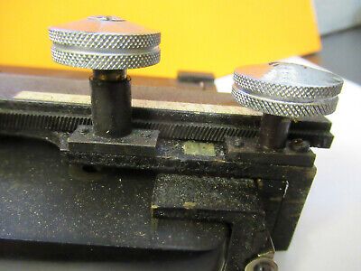 ANTIQUE SPENCER AO  STAGE XY TABLE MICROSCOPE PART AS PICTURED P6-A-91