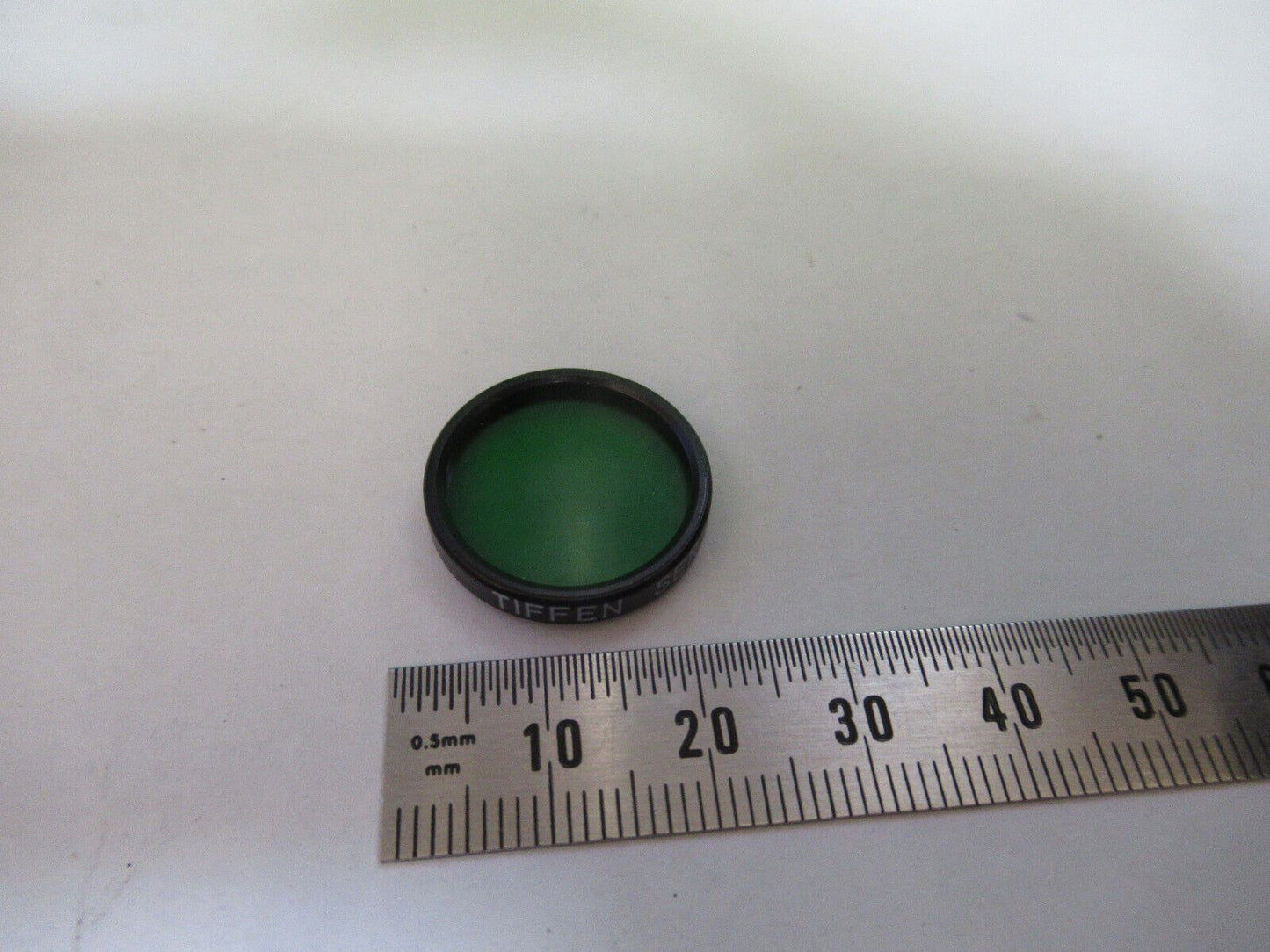 OPTICAL TIFFEN GREEN FILTER LENS OPTICS  AS PICTURED W9-A-34